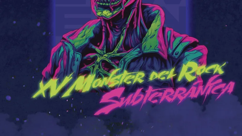 Cartel del show Monster del Rock en Bbar